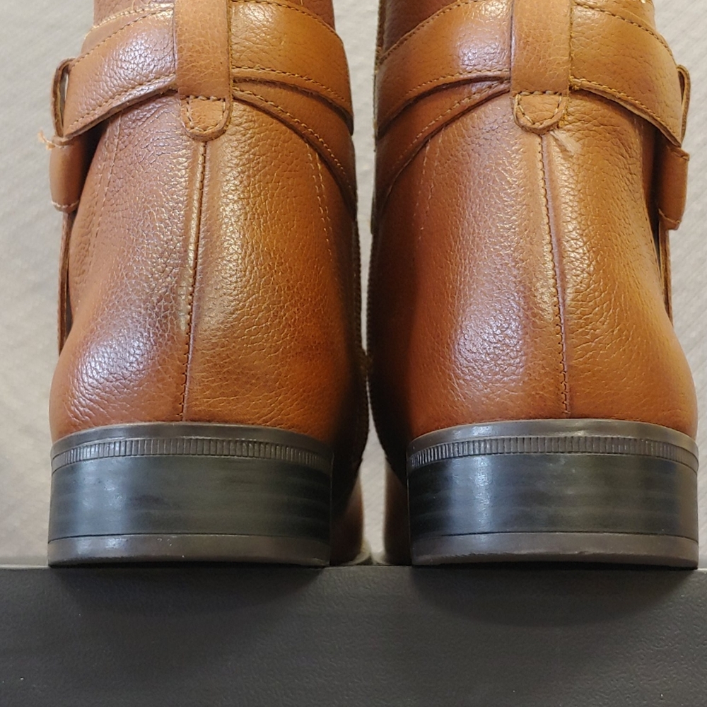 Naturalizer Jordan Leather Boot Banana Bread-12 - Picture 7 of 16